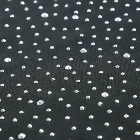 Fierce Black Rhinestone Bodysuit - Picture 8 of 12